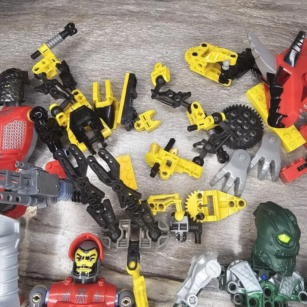 Lego Bulk Lot Bionicle Technic Knights Kingdom Incomplete Sets 1 Lb 4‎ Oz